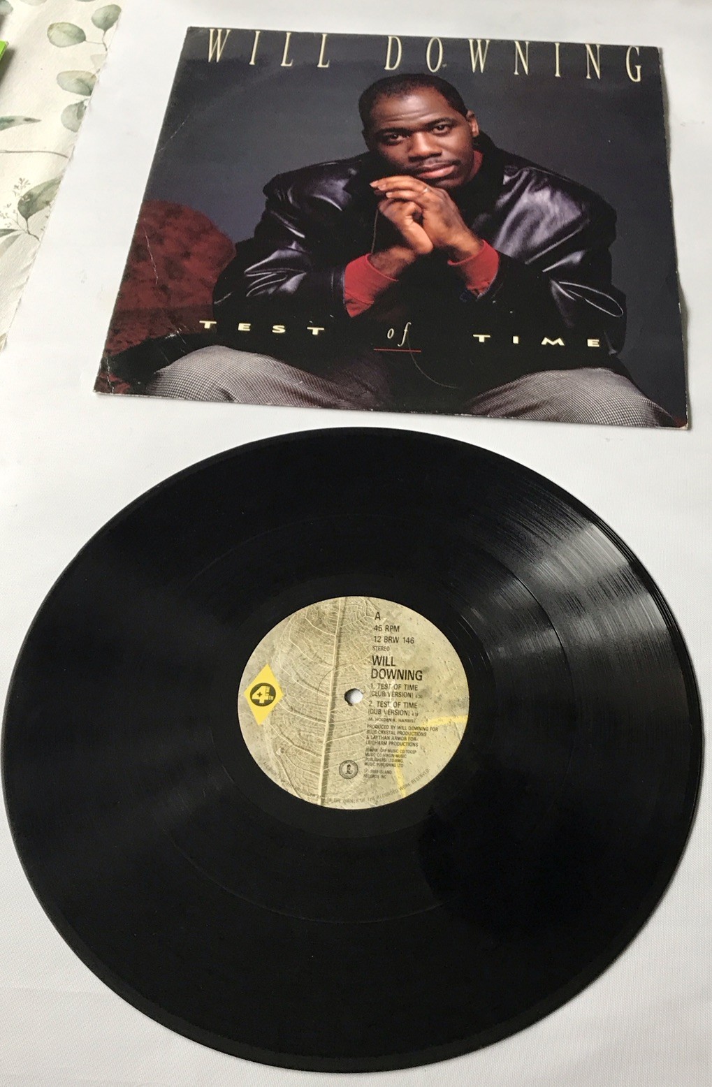 WILL DOWNING - Test of time  - 1989 UK 4-track 12" Vinyl Single