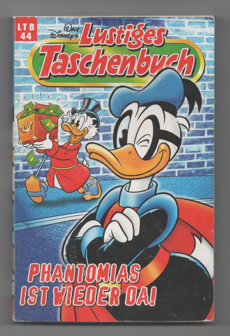 LTB 44 Libro tascabile divertente - PHANTOM IS ARE THERE - DONALD DUCK - TOPOLINO "