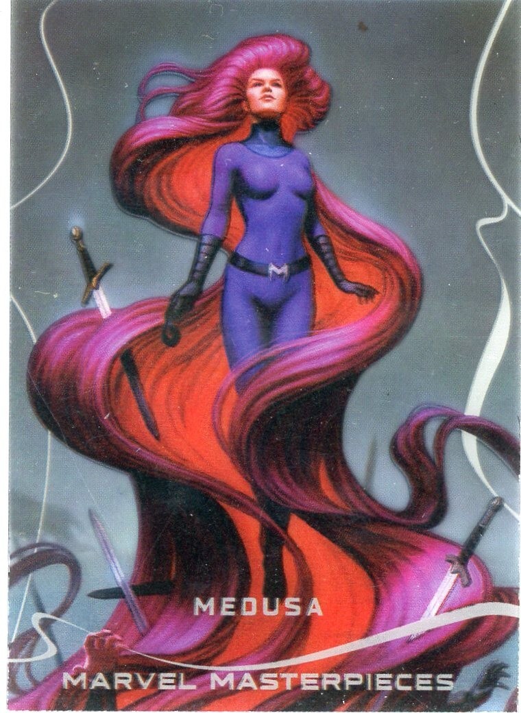 2022 Upper Deck Marvel Masterpieces Acetate Achievements Base - Medusa