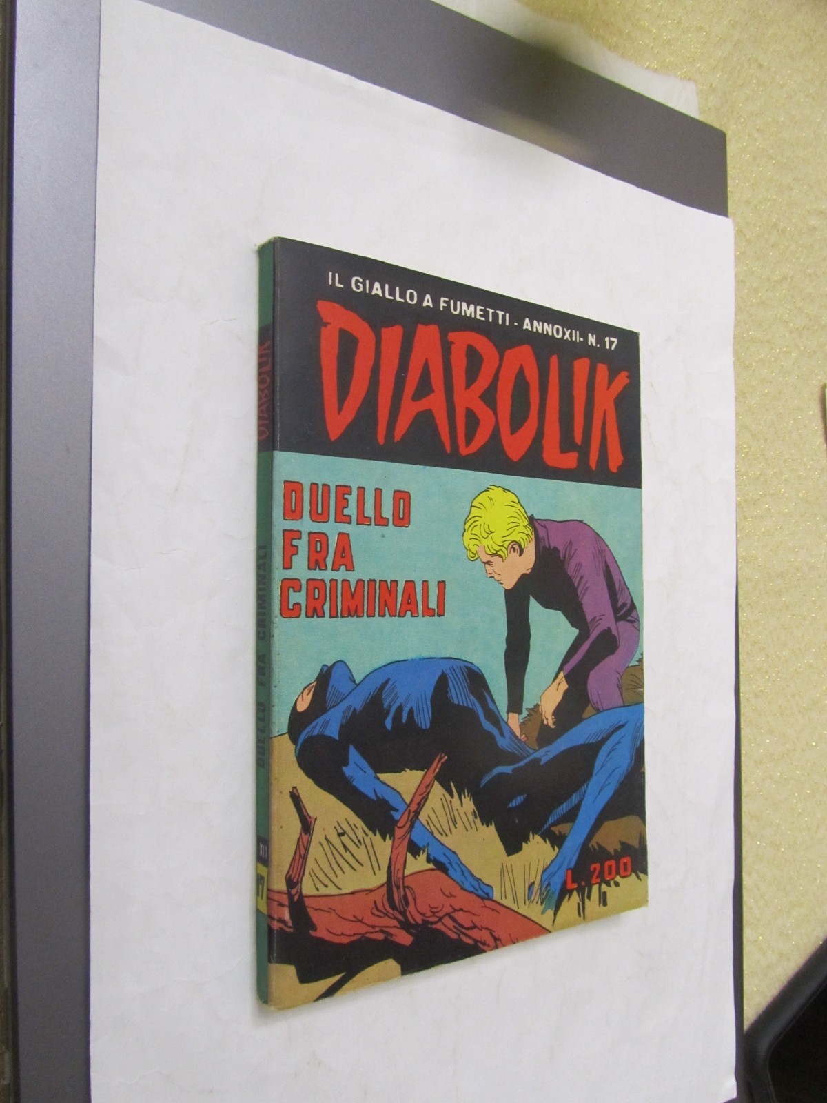 DIABOLIK ORIGINALE ANNO XII N. 17 (ANNO 1973) - QS EDICOLA