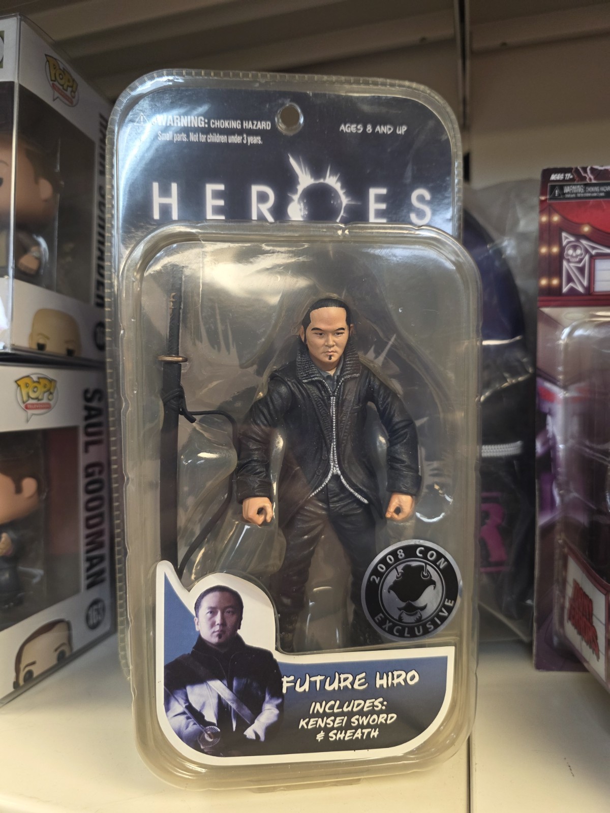 Heroes S2 Future Hiro Nakamura Mezco 2008 fumetto con esclusivo nuovo con scatola