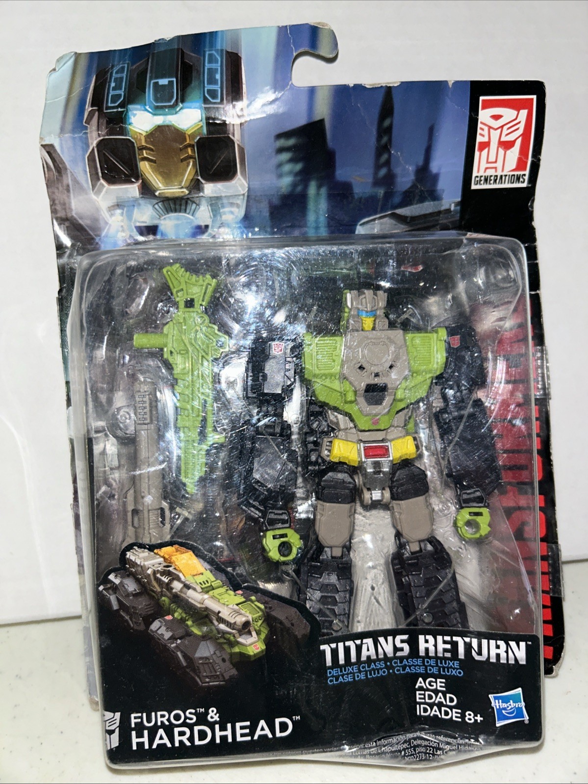 Transformers Titans Return Deluxe Class Furos & Hardhead