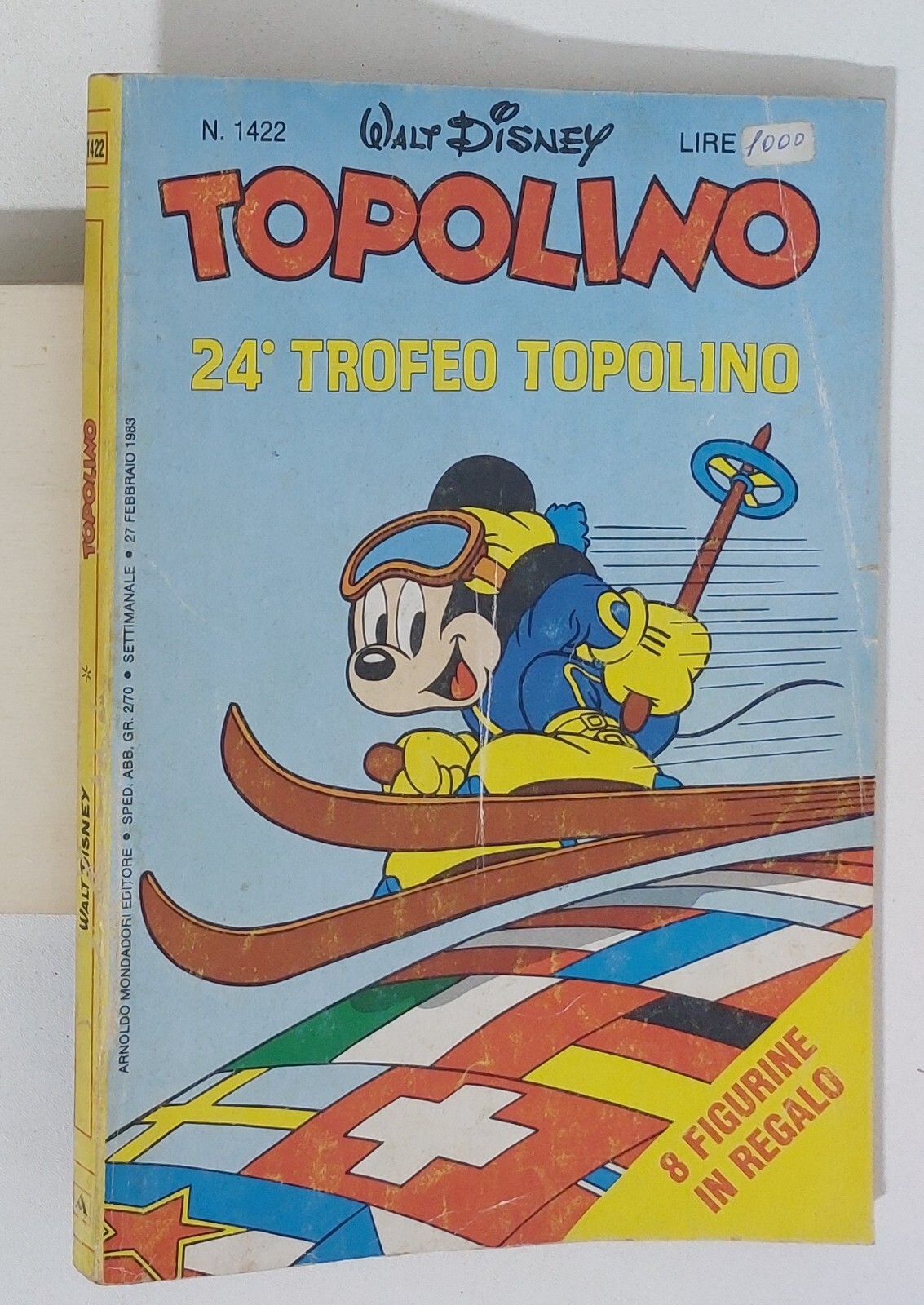 65048 TOPOLINO libretto n. 1422 - Mondadori 1983 - NO FIGURINE