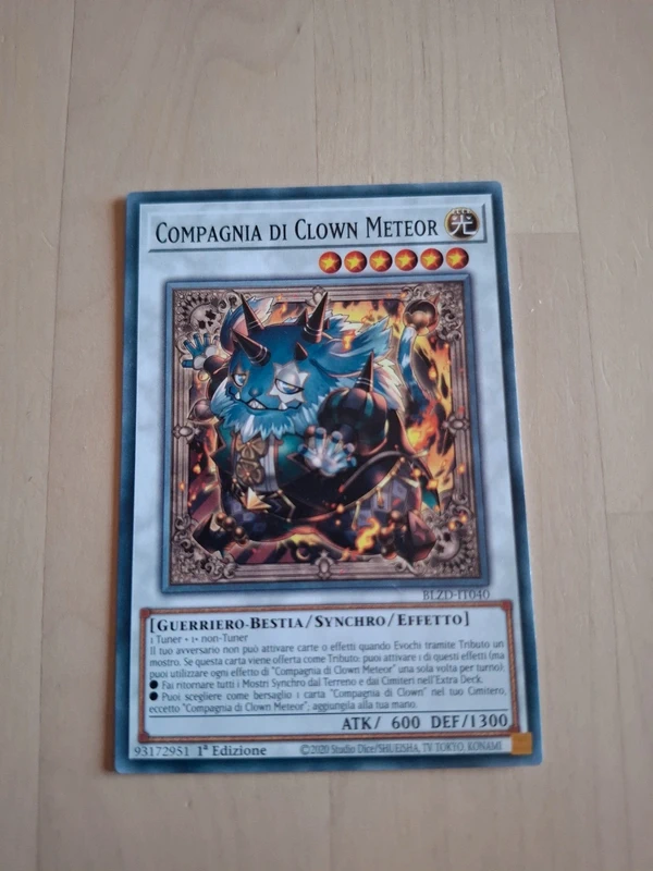 1 carta di Compagnia di Clown Meteor yu-gi-oh!