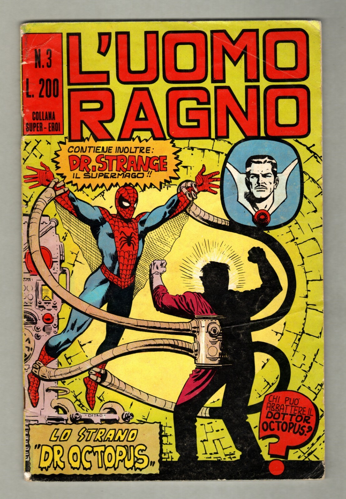 L'UOMO RAGNO N°3 EDITORIALE CORNO 1970