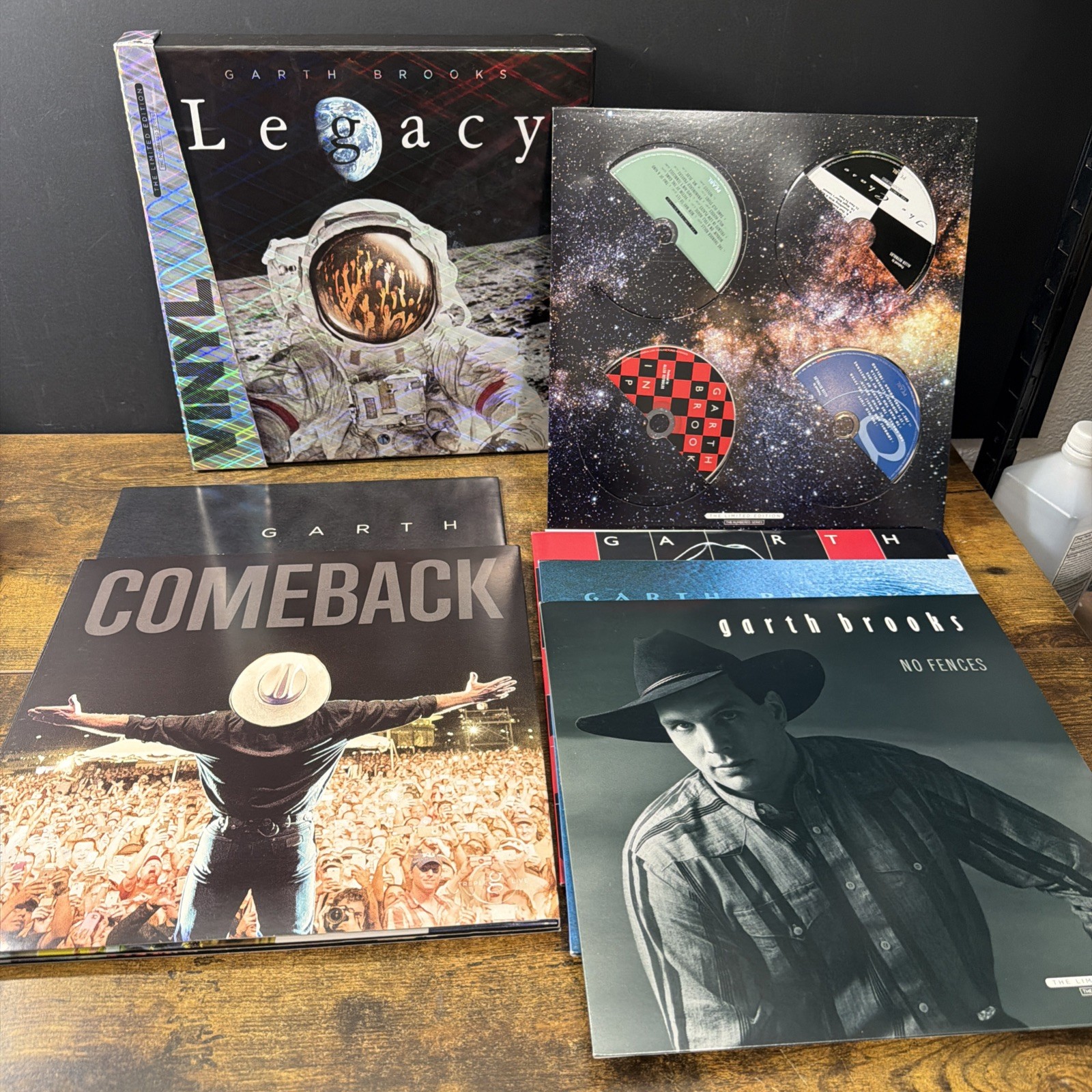 Garth Brooks Legacy Remixed Remastered Limited Edition 7 Vinyl LPs 7 CDs Box Set