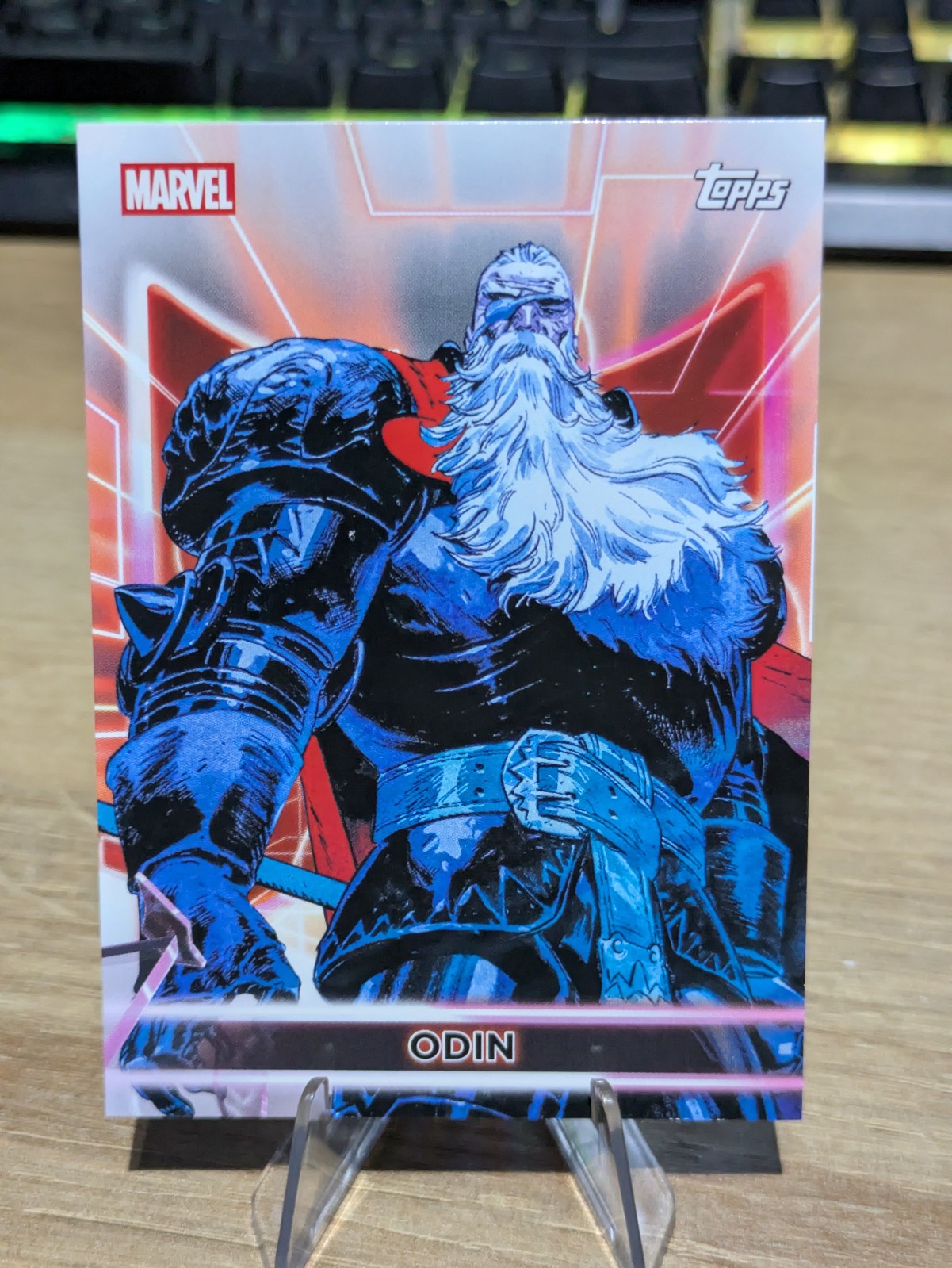 2026 Topps Neon Marvel Odin #18 Base Card
