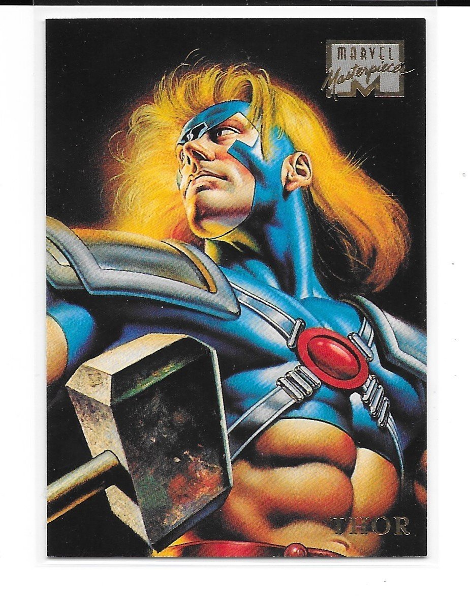 1996 Fleer Skybox Marvel Masterpieces Thor #50 Julie Bell Boris SP RARE Avengers