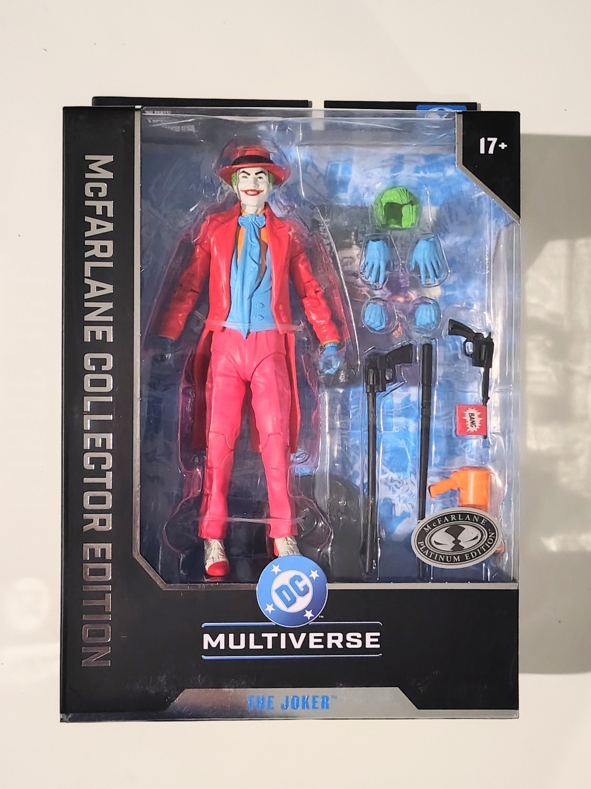 NUOVO 2026 DC McFarlane Edizione da Collezione The Joker 57 Platinum Chase Figure