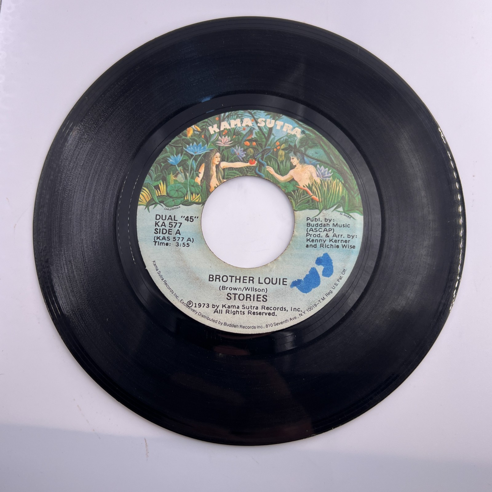 Vinyl 45 RPM Record - Stories - Brother Louie / What Comes After