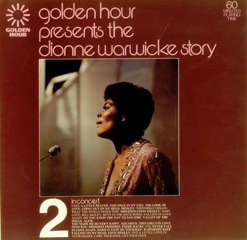 LP Golden Hour Presents The Dionne Warwicke Story Part 2 - In Co 33 U/min