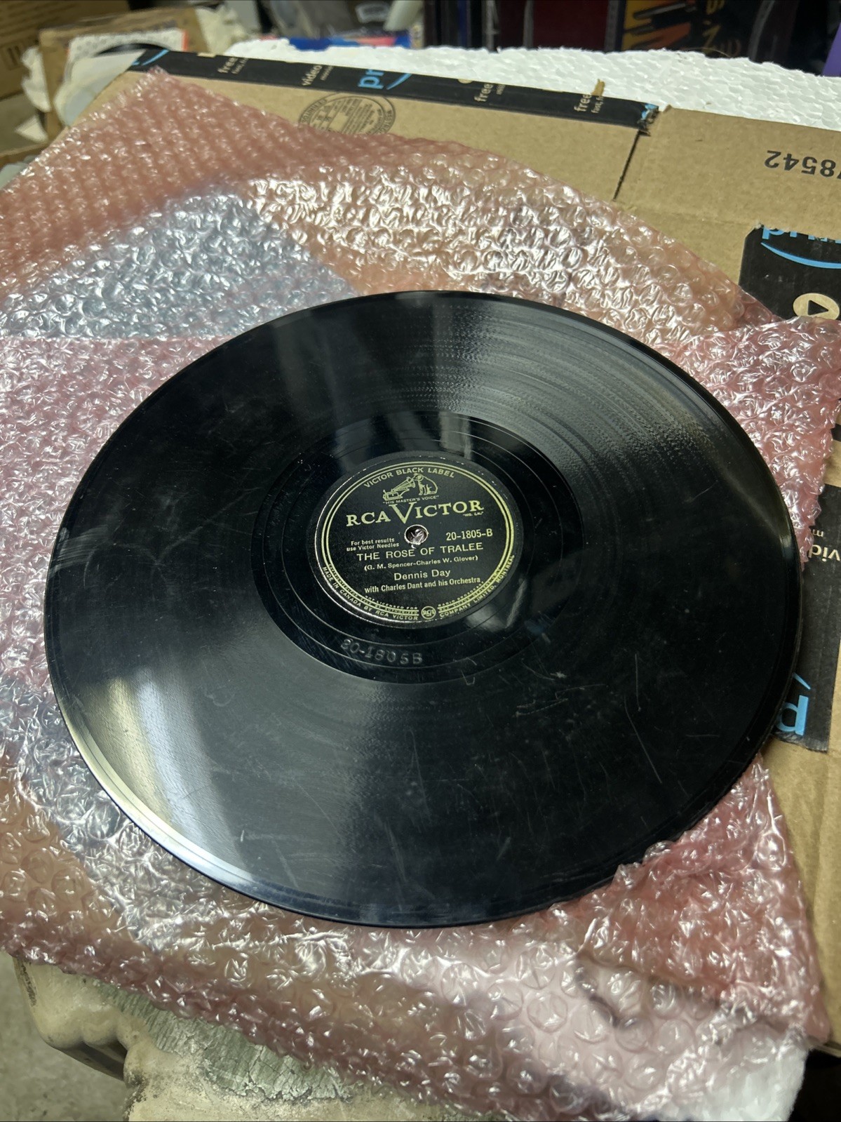 Dennis Day Mother Machree/ The Rose Of Tralee 78 RCA Victor Record