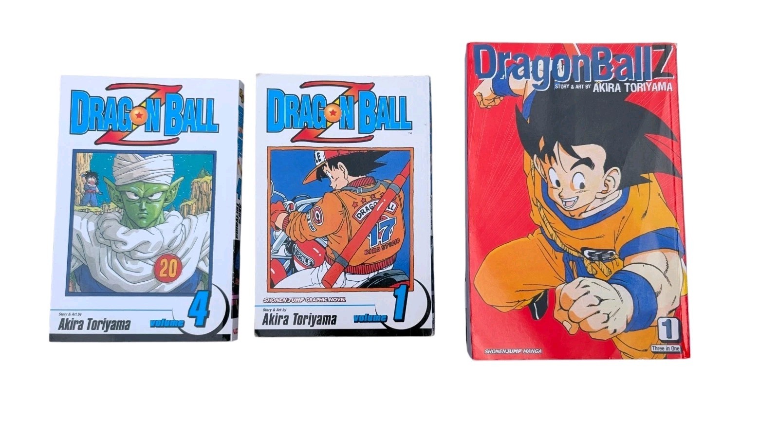 Dragon Ball Z Manga Lotto 3 in 1 Vol 1 (Contiene 1-3) e Vol 4 Akira Toriyama IT