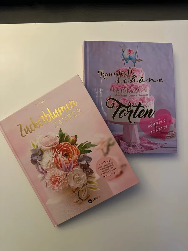 Torten Bücher Set Zuckerblumen Traumhafte schöne Torten