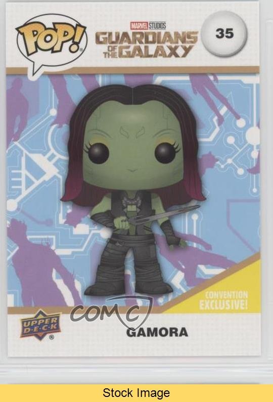 2023 Upper Deck Funko Pop Marvel Infinity Saga Convention Gamora #35 READ 0il7