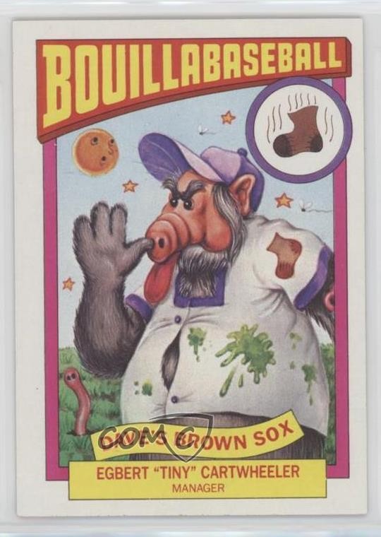 1987 Topps Alf Serie 1 Bouillabaseball Egbert Tiny Cartwheeler #21B 0bt4