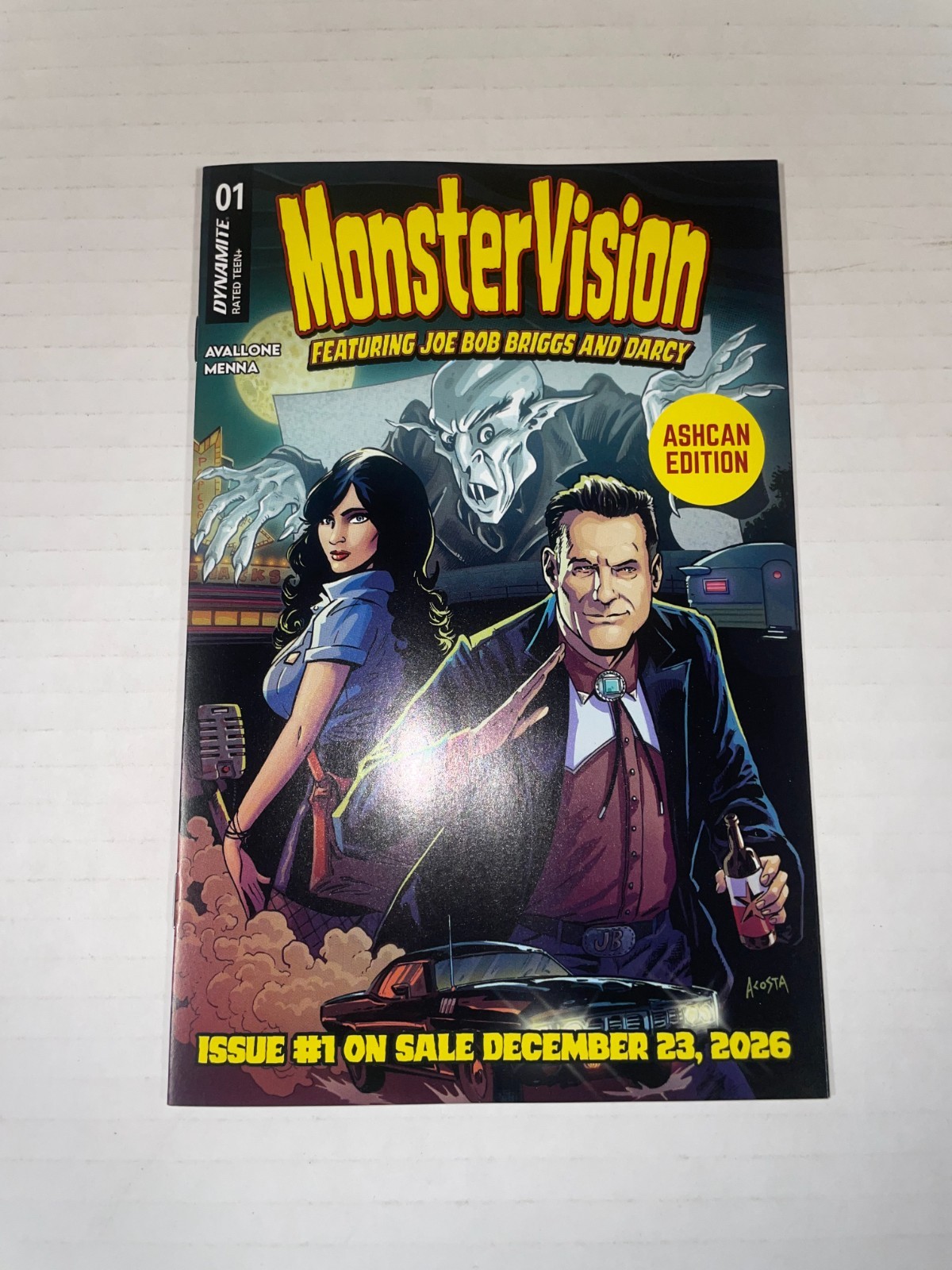 Monstervision Featuring Joe Bob Briggs & Darcy #1 Edizione Ashcan 2026 Dynamite