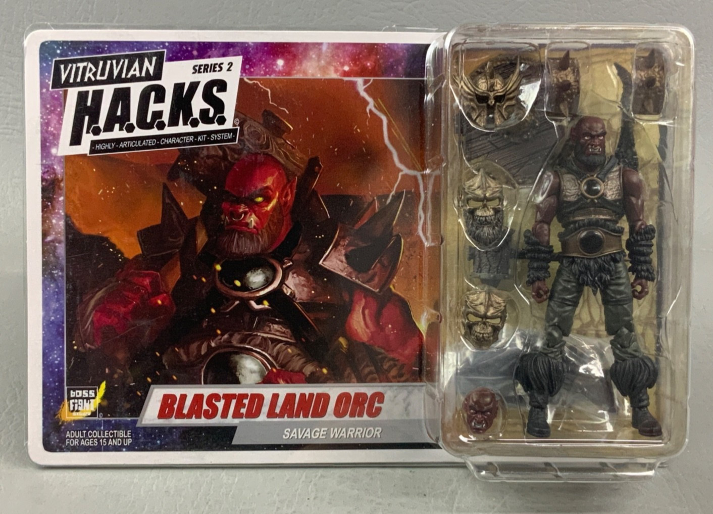 Boss Fight Studio Vitruvian H.A.C.K.S. “Blasted Land Orc” Action Figure