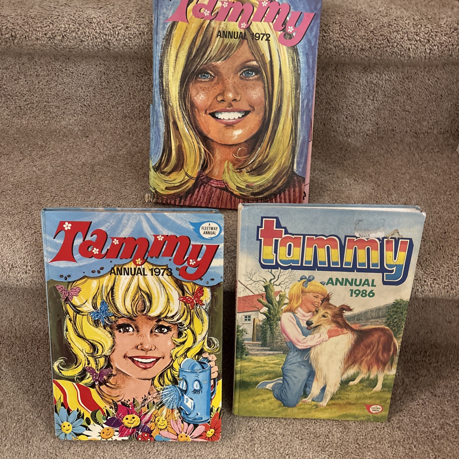 Tammy Annual 1972…1973 Unclipped & 1986 clipped 