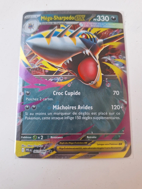 Méga Sharpedo ex 061/094 ME2