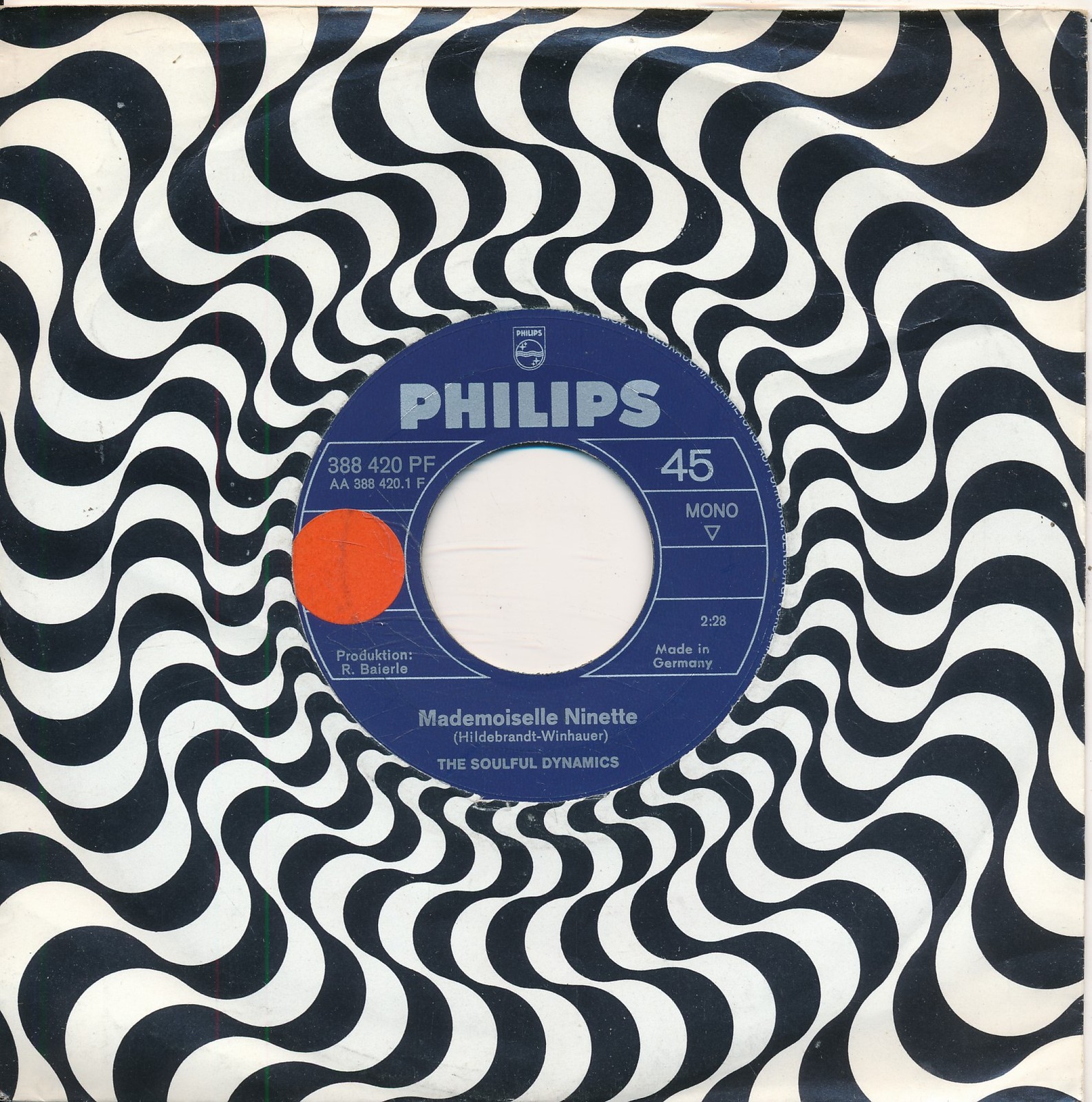 Mademoiselle Ninette - The Soulful Dynamics - LC Single 7" Vinyl 261/10
