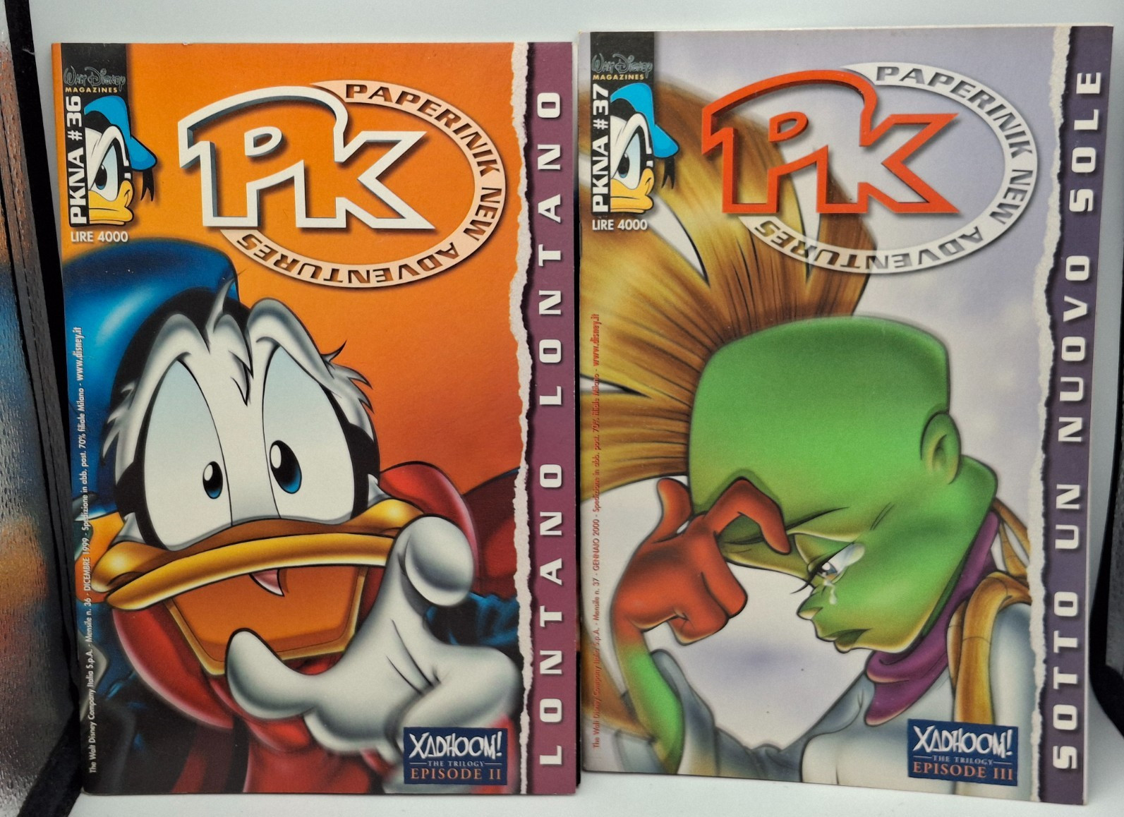 PKNA Paperinik New Adventures Lotto Fumetti Numero 36 37 Disney Magazine