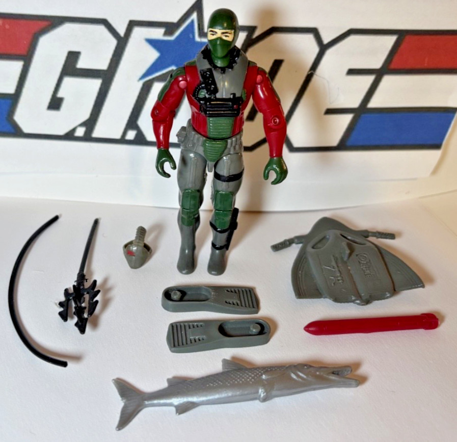GI Joe Undertow 1990 v1 *100% COMPLETE, Excellent Condition!* Vintage Cobra ARAH