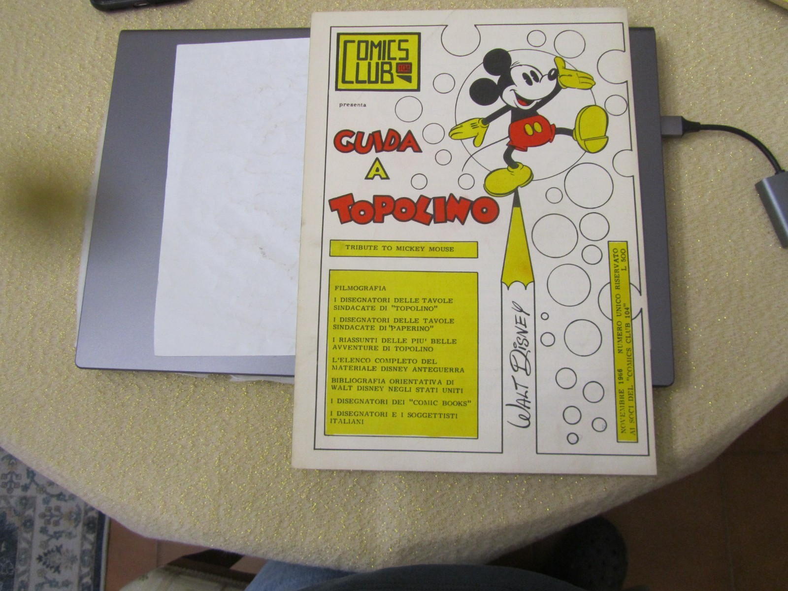COMICS CLUB - GUIDA A TOPOLINO - TRIBUTE TO MICKEY MOUSE - NUMERO UNICO - (C)