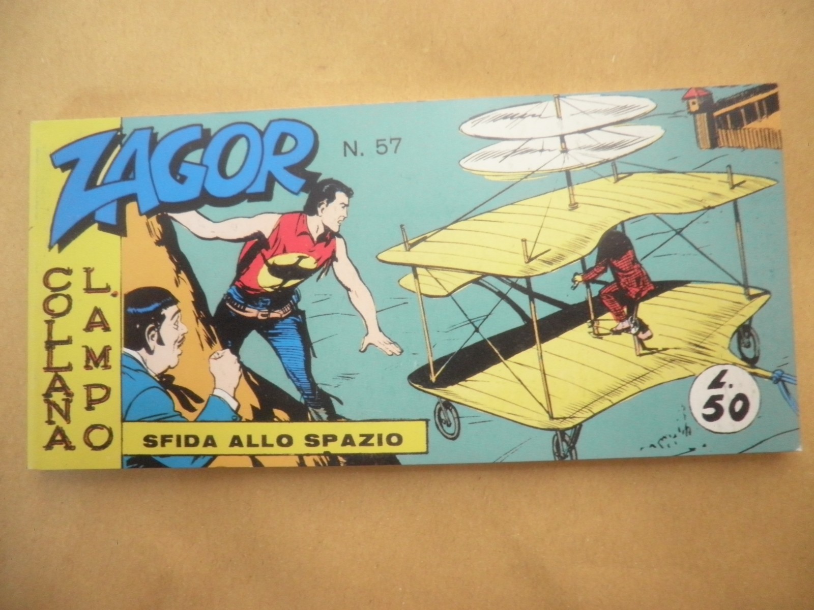 Zagor Anastatica Striscia Mercury  Terza 3° Serie N 57 Sfida Allo Spazio C%