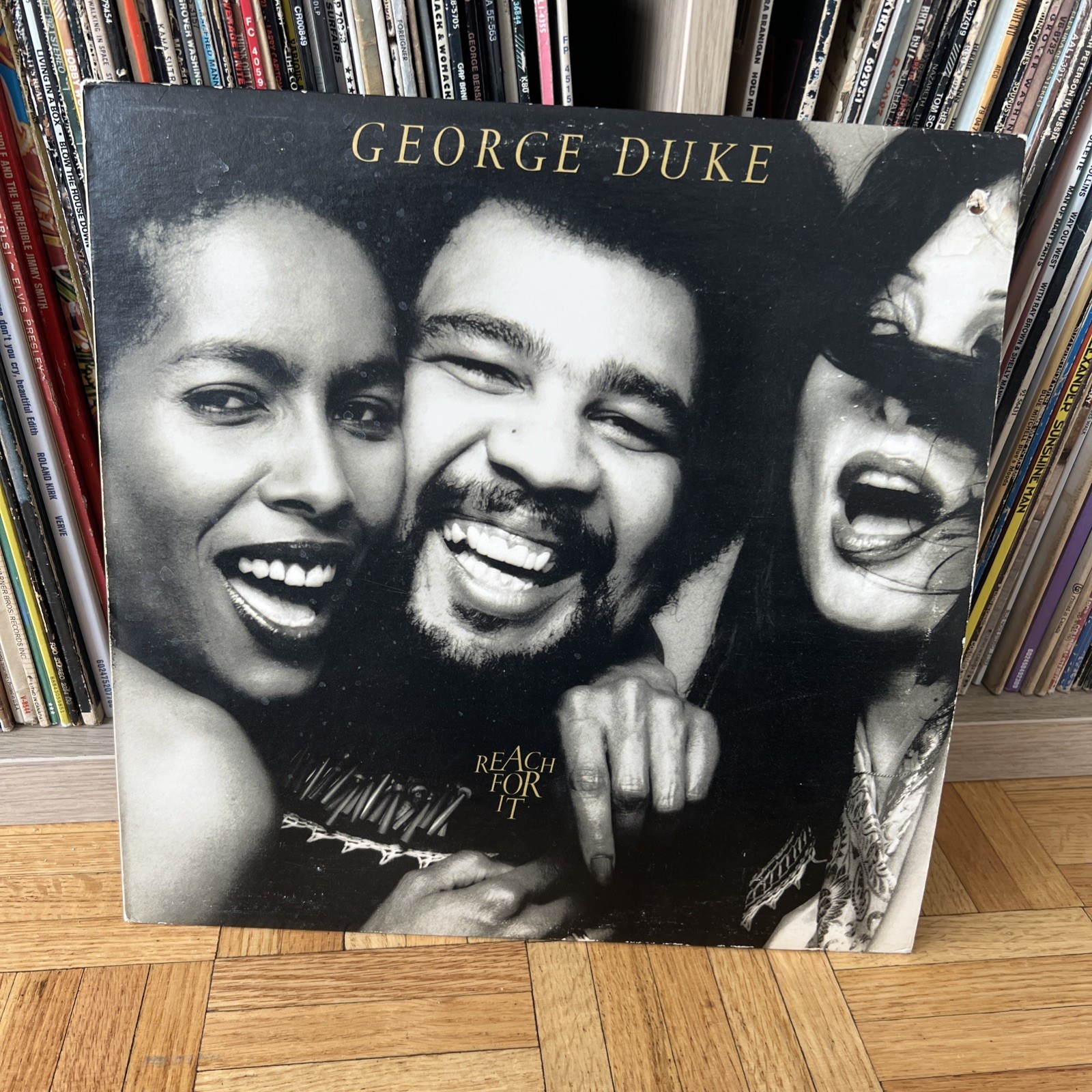 George Duke Reach For It Vinyl Lp Record vg+
