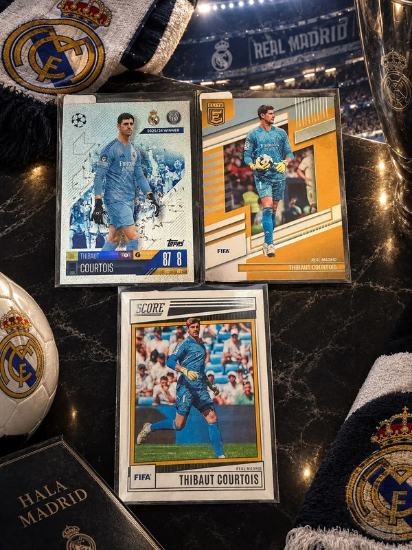 Lote 3 Cartas Thibaut Courtois Real Madrid