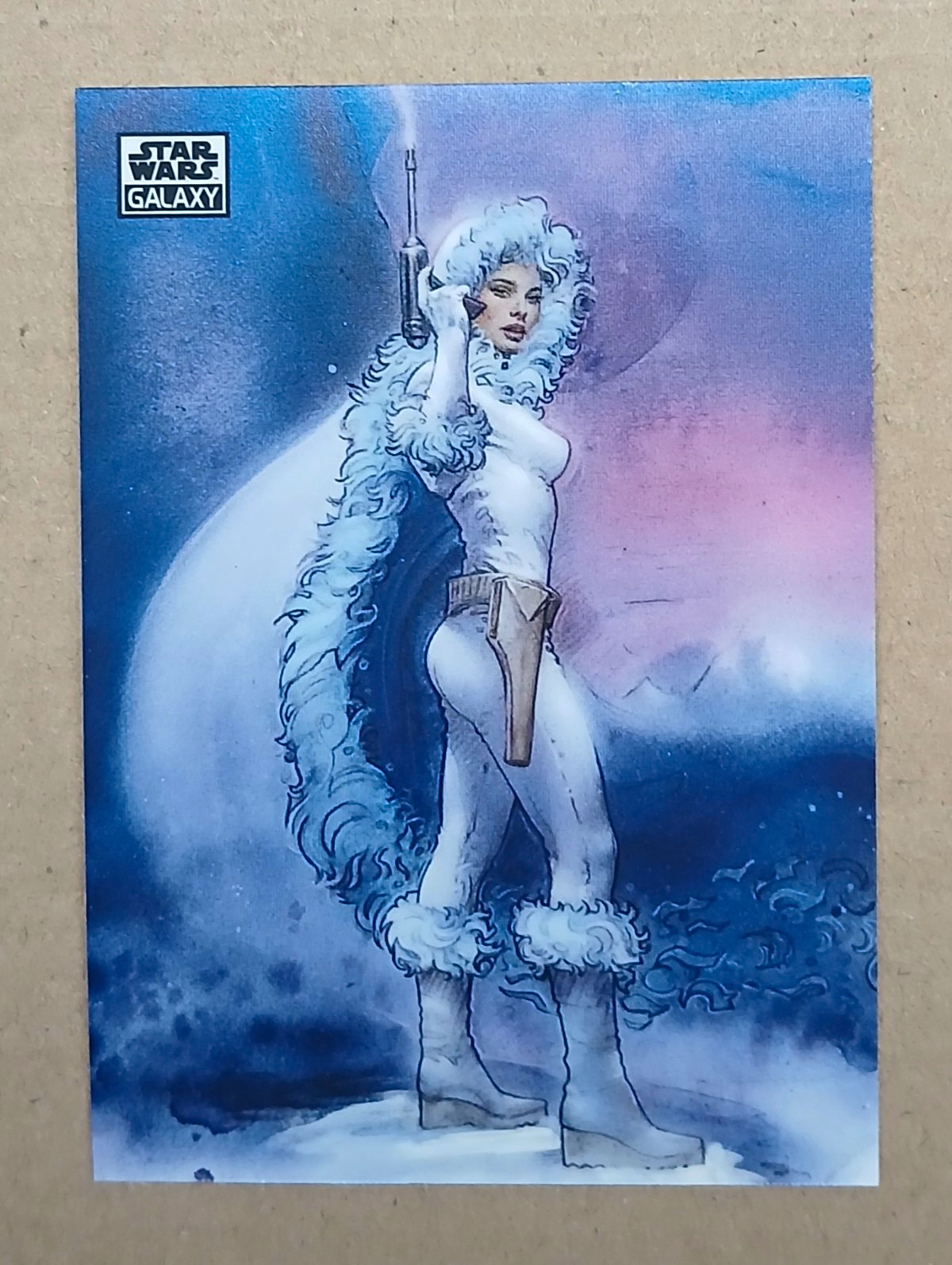 Topps 2018 Star Wars Galaxy Base Set #69 A Chilly Reception Terese Nielsen