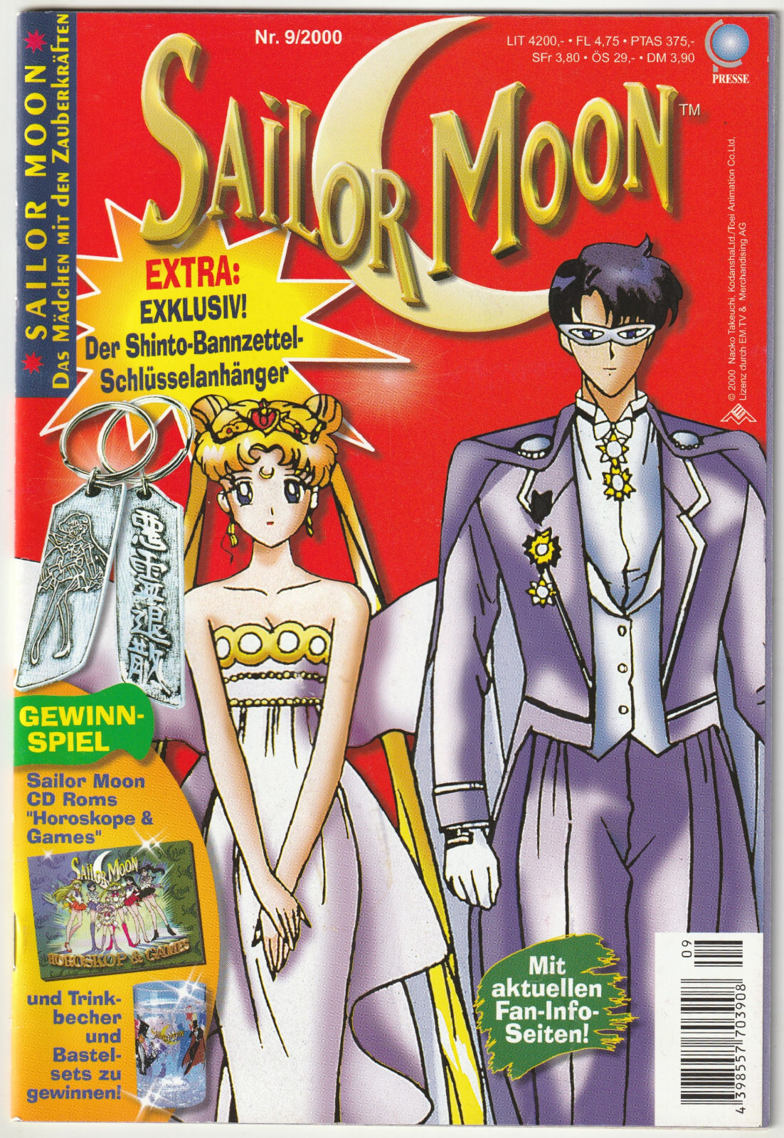 ✪ SAILOR MOON #9/2000 senza supplemento, Ehapa Editore COMICHEFT TOP Z1