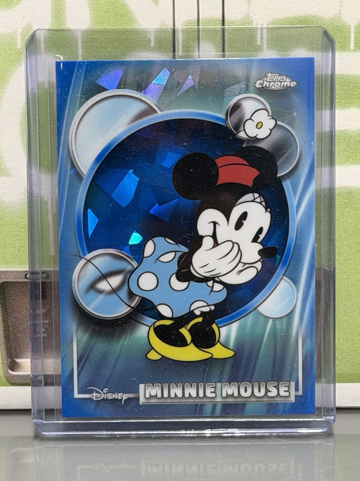 2026 Topps Chrome Disney Sapphire Minnie Mouse ❤️❤️ #51