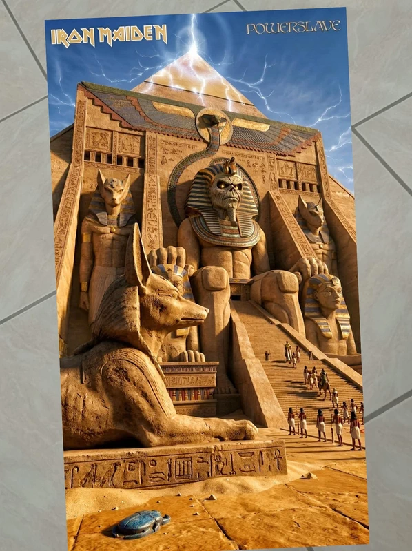 Iron Maiden "powerslave" poster