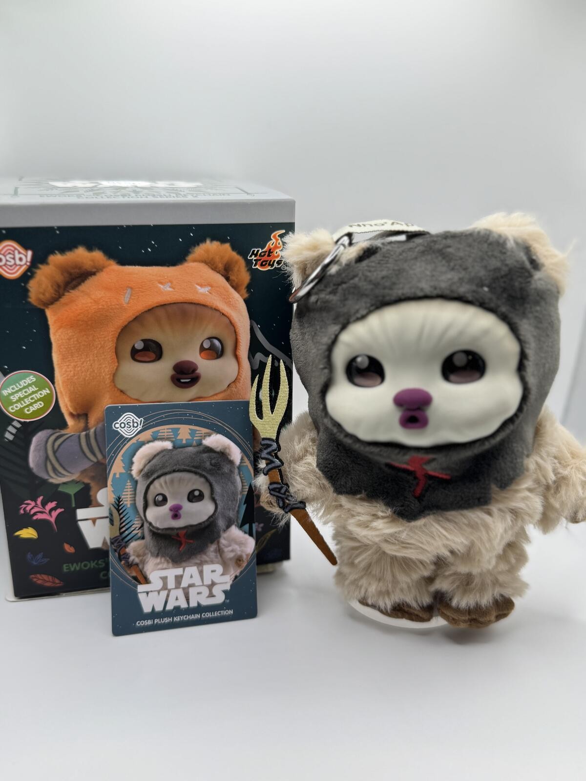 Star Wars Cosbi Plush Keychain Nho’Apakk Hot Toys Ewok Series 2 Disney Blind Box