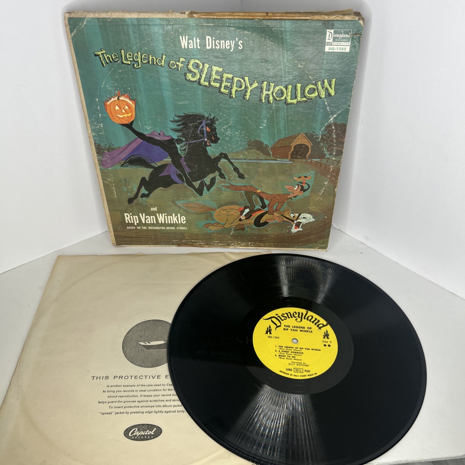 Walt Disney's The legend of sleepy hollow LP Vinyl Record
