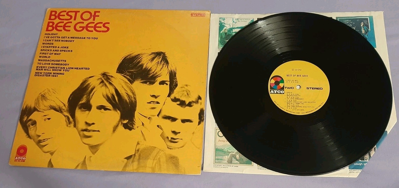 Best Of Bee Gees LP ATCO SD 33-292 vg