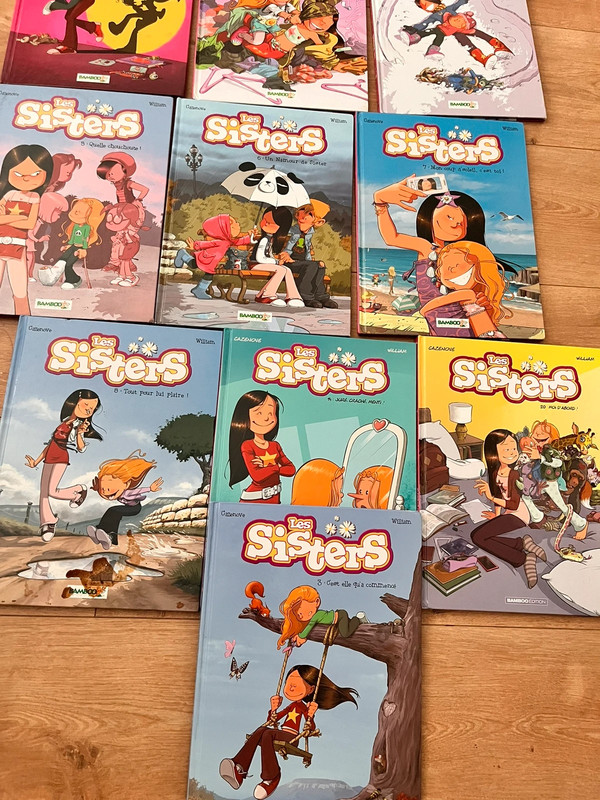 Lot de 10 bd les sisters