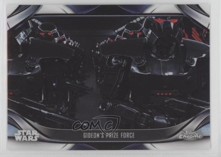 2022 Chrome Star Wars The Mandalorian Beskar Edition Gideon's Prize Force 2xw
