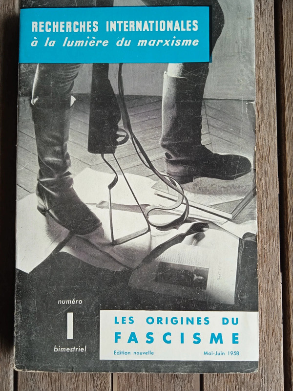 Recherches internationales à la lumière du marxisme: les origines du fascisme
