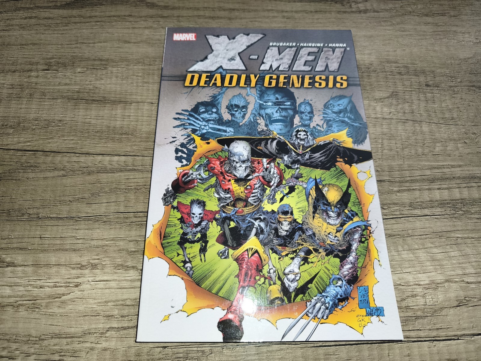 1st Print X-Men Deadly Genesis TPB Graphic Novel Brubaker Hairsine Hanna 