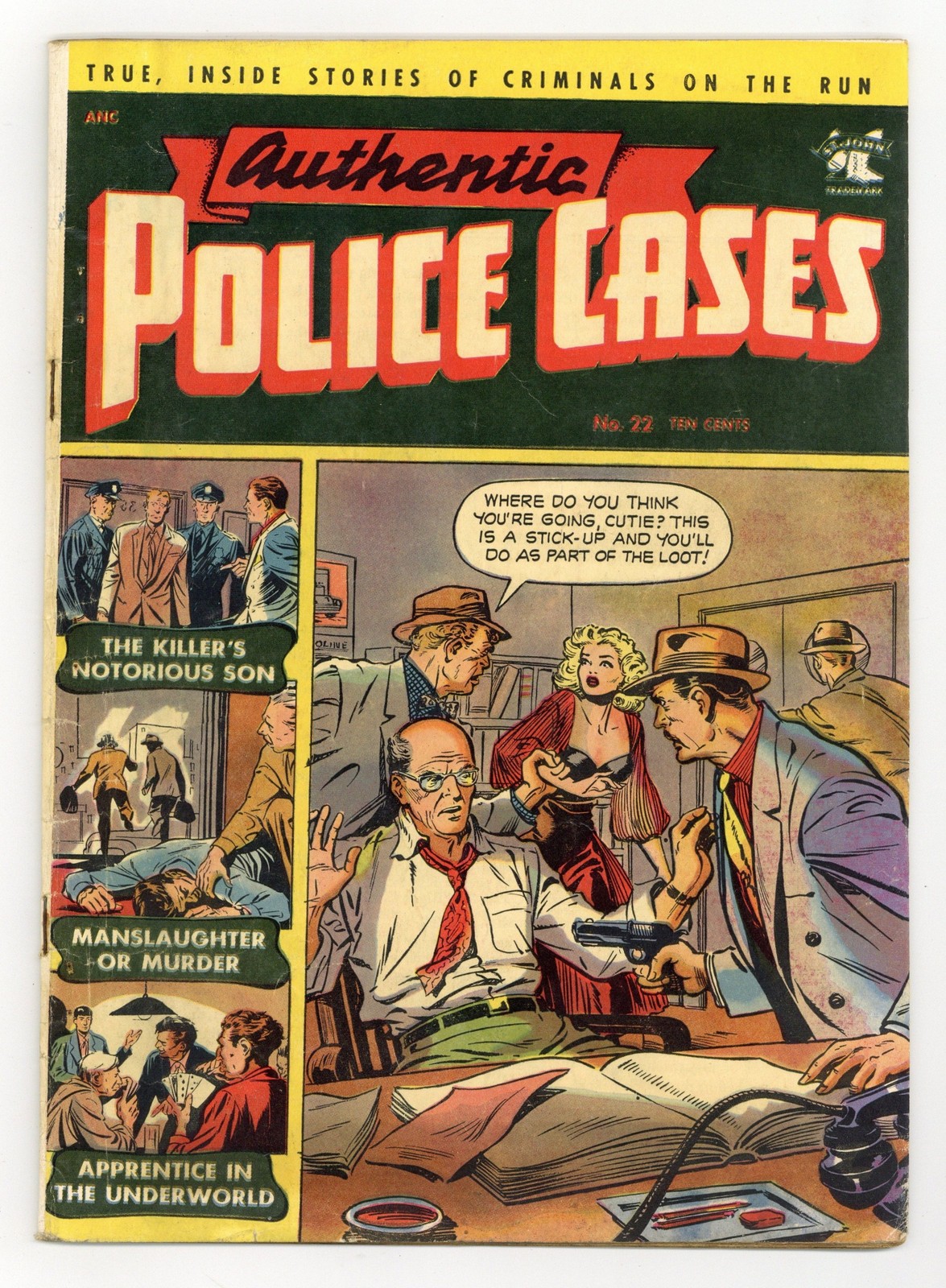 Autentici casi di polizia #22 GD+ 2.5 1952