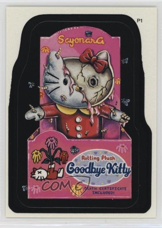 Pacchetti Topps Wacky 2005 tutti nuovi serie 2 promo Goodbye Kitty #P1 ex1