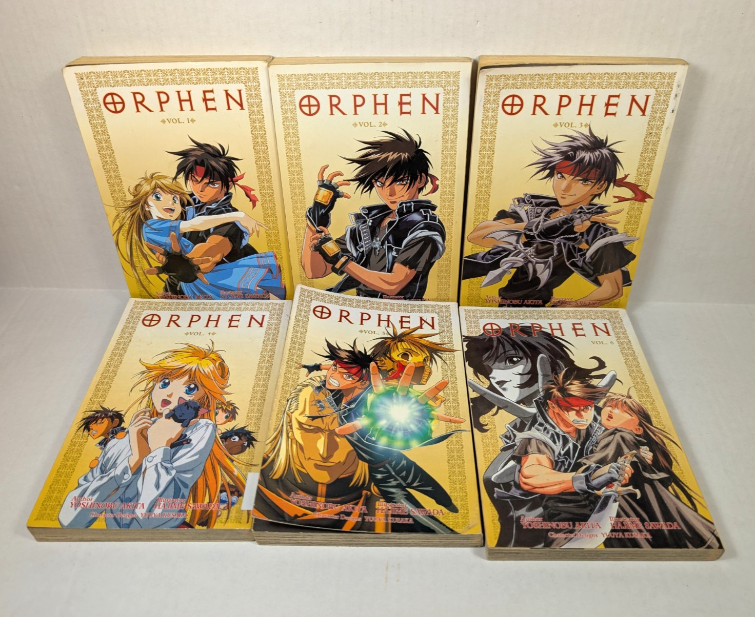 Orphen Manga Completo Vol 1 2 3 4 5 6 Inglese Yoshinobu Akita ADV