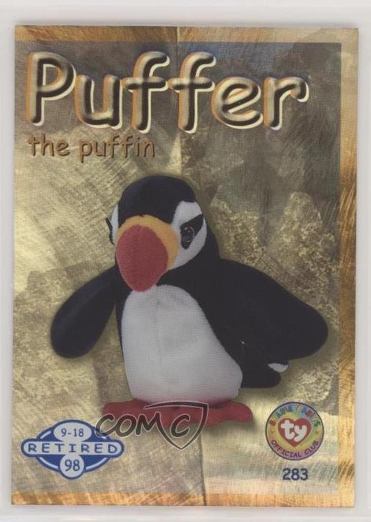 Ty Beanie Babies Serie 2 1999 Ritirato Chase Blue Puffer the Puffin #283 0qr0