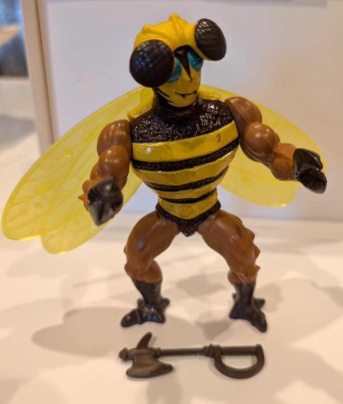 Modellino He-man completo MOTU Masters of Universe BUZZ-OFF Bee 1984 vintage