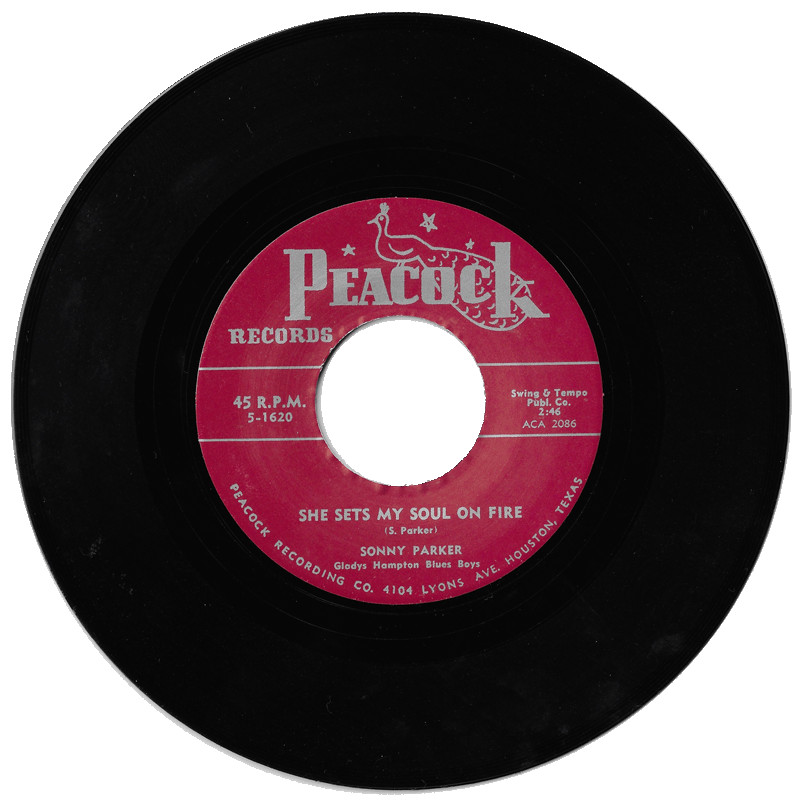 Sonny Parker She Sets My Soul On Fire / Disgusted Blues R&B Reissue Listen