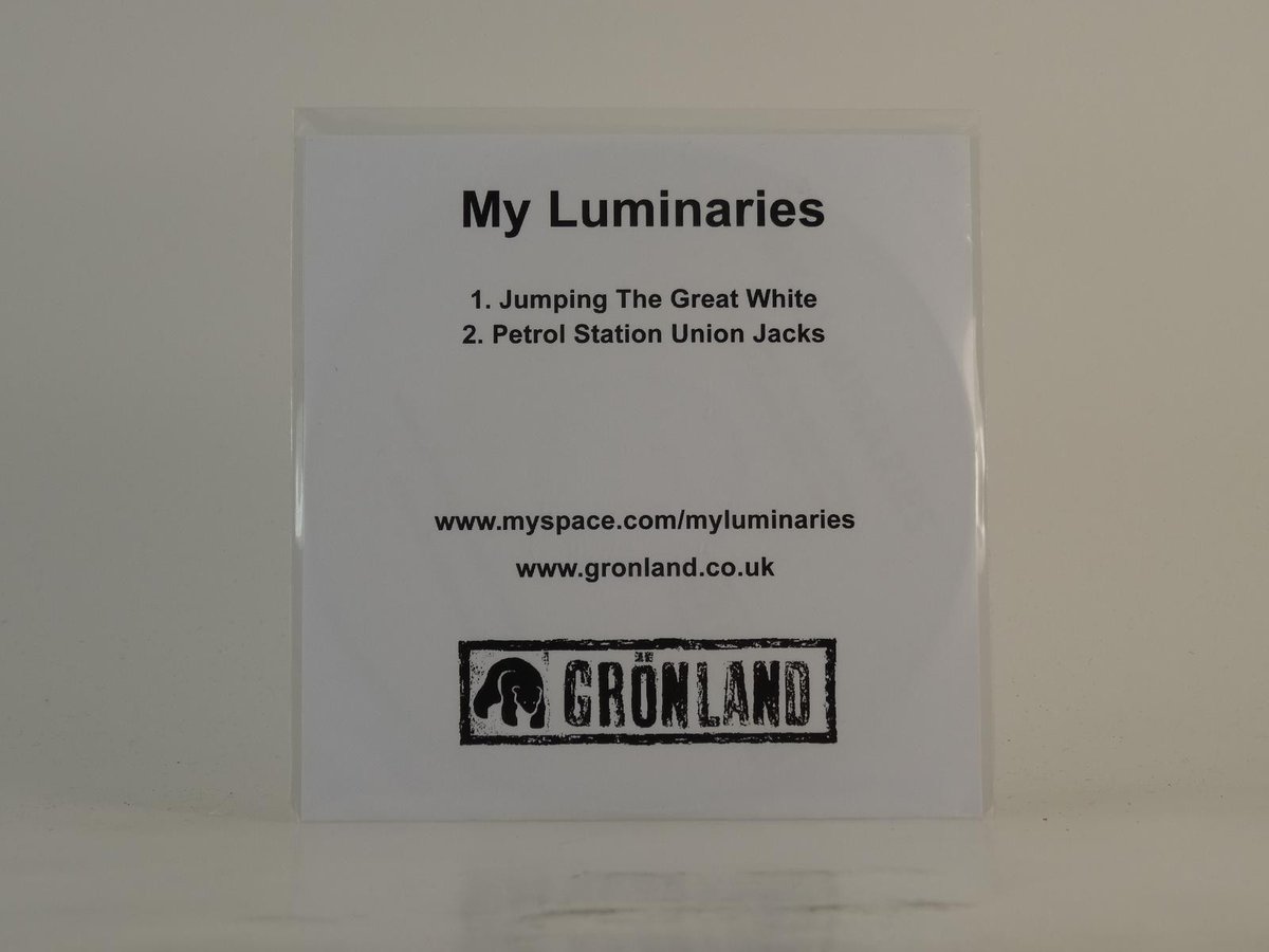 MY LUMINARIES JUMPING THE GREAT WHITE (E31) 2 Track Promo CD Single plus White S