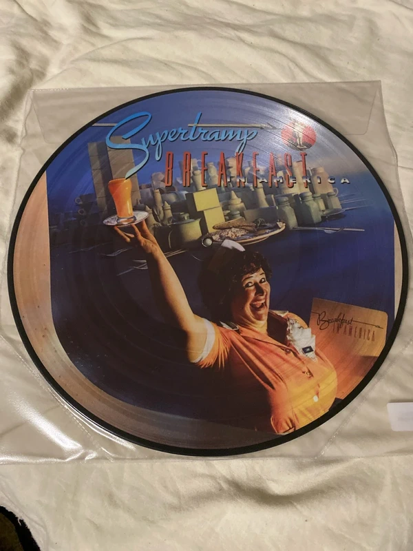 Vinyle picture supertramp breakfast in america